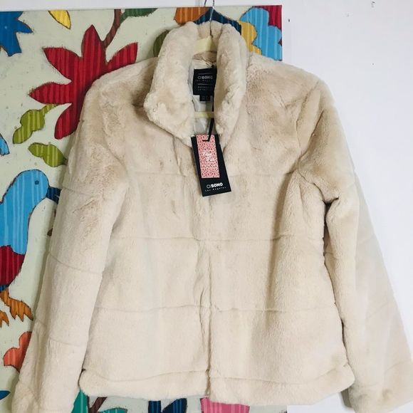 Ci Sono Jackets & Blazers - Cisono Faux Fur Jacket